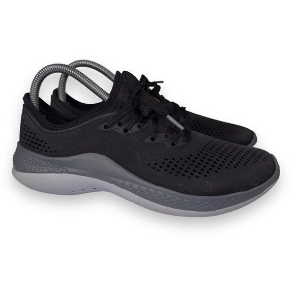 Crocs Literide 360 Pacer Knit Black / Grey 206705 Women's 8 - Picture 4 of 11